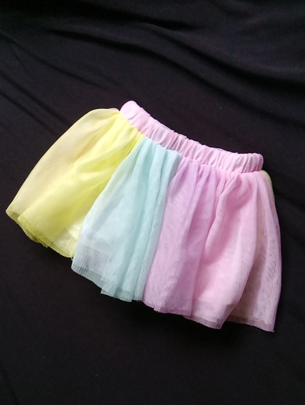 Cat & Jack Pastel Pink Mint Lavender Tulle Skirt